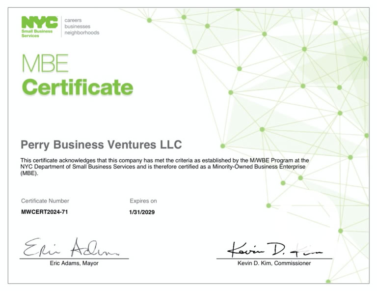 Alternative Education's MBE Certification