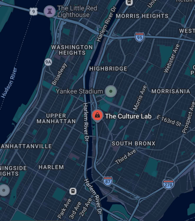 The Culture Lab's  Location